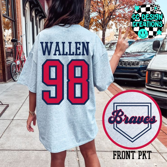 Wallen 98 Braves Original Creator PNG Digital Download