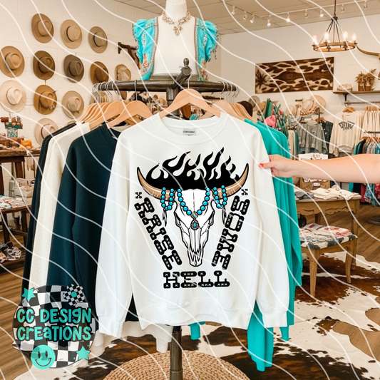 Raise Some Hell PNG Digital Download