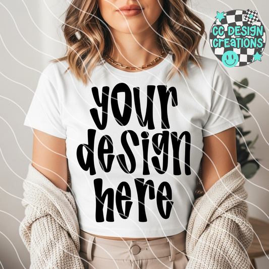 White Tee Cardigan MOCK