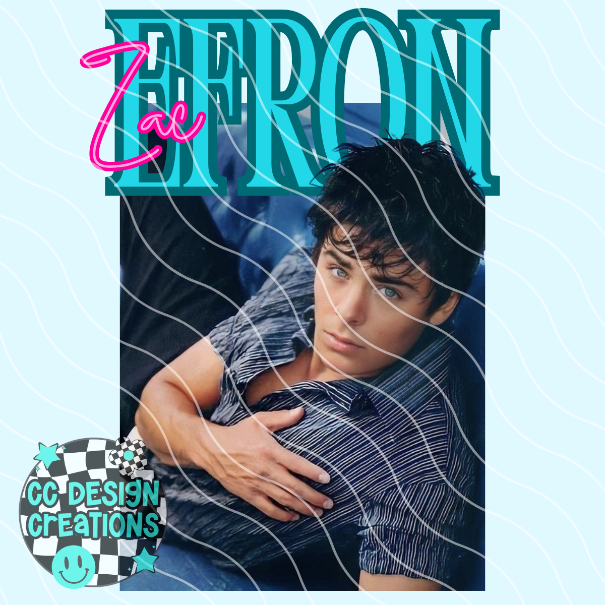 Zac Y2TAKEMEBACK 2000s Heartthrobs PNG Digital Download